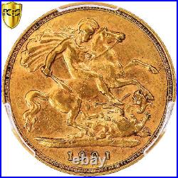 #1120525 Coin, Great Britain, Victoria, 1/2 Sovereign, 1901, London, PCGS, AU5