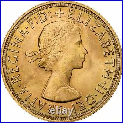 #1210113 Great Britain, Elizabeth II, Sovereign, 1958, Gold, MS, KM908