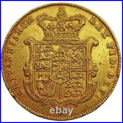 1825 Great Britain King George IV Sovereign Gold Coin