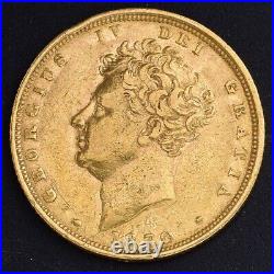 1830 Great Britain George IV Gold Sovereign Extra Fine