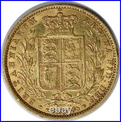 1853 Great Britain 1 Sovereign AU Uncertified #154