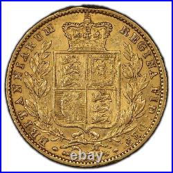 1863 Great Britain Sovereign Gold Coin