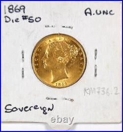 1869 Great Britain Sovereign, collectible item