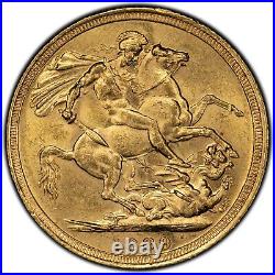 1889 Great Britain Sovereign Gold Coin