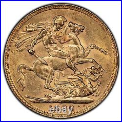 1898 Great Britain Sovereign Gold Coin