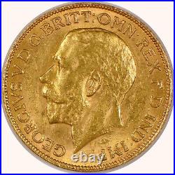 1911 Great Britain Sovereign Gold Coin for George V
