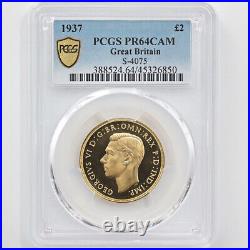 1937 Great Britain George VI Sovereign Gold Proof 4-Coin Set PCGS PR64CAM65DCAM
