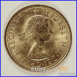 1965 Great Britain Gold Sovereign Elizabeth II BU CB