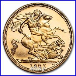 1987 Great Britain Gold Sovereign Proof SKU#243550
