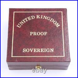 1996 Gold Proof Full Sovereign Great Britain Gold coin With Box and COA