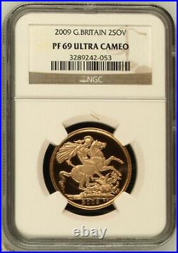 2009 Great Britain 2 Sovereign Pf 69 Ultra Cameo, Free Shipping