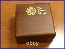 2009 Great Britain UK Royal Mint Proof Gold Quarter Sovereign in case with COA
