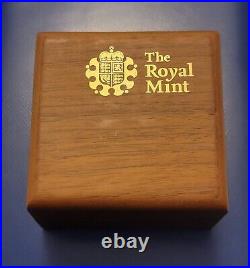 2011 Great Britain 1/4 Sovereign Proof Coin In Wood Box With COA LOW MINTAGE