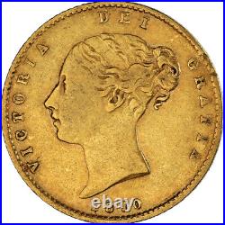 #374346 Coin, Great Britain, Victoria, 1/2 Sovereign, 1870, London, EF, G, old