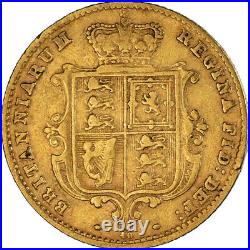 #374346 Coin, Great Britain, Victoria, 1/2 Sovereign, 1870, London, EF, G, old