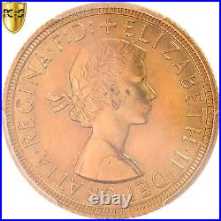 #868587 Coin, Great Britain, Elizabeth II, Sovereign, 1964, PCGS, MS63, MS(63)
