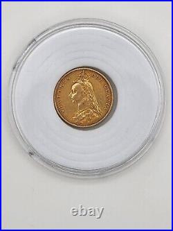 Great Britain. 1887 Half Sovereign. Jubilee Head 22ct Gold