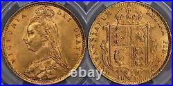 Great Britain 1892 Half Sovereign PCGS MS62
