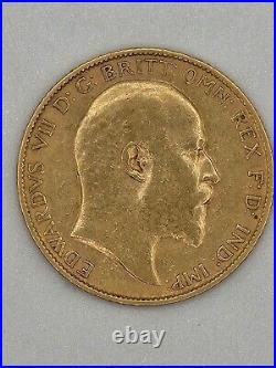 Great Britain. 1903 Half Sovereign KEVII St George Reverse 22ct Gold