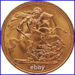 Great Britain 1963 Gold Sovereign Elizabeth II Young Head Coin