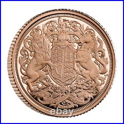 Great Britain 2022 1.997g Gold Queen Elizabeth II Memorial Quarter Sovereign PF