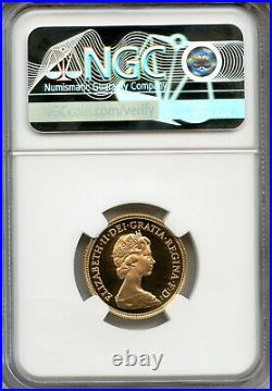 Great Britain UK 1981 Gold 1 Sovereign Pound NGC PF-69 Ultra Cameo, Perfect